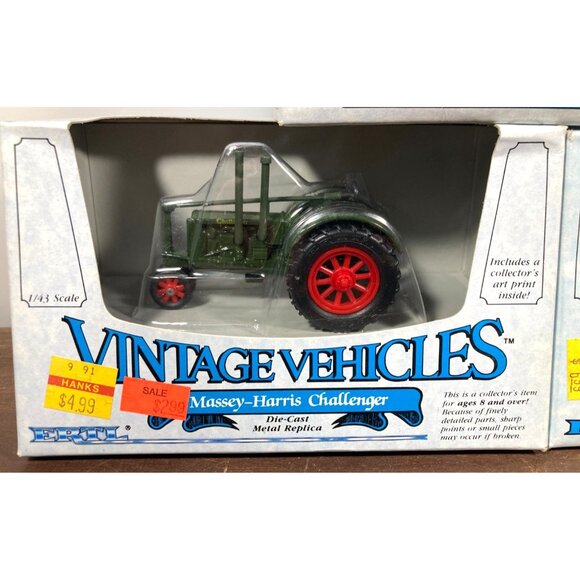 Ertl Massey-Harris Challenger Case L Ford 981 Tractor Diecast 1/43 Lot of 3 NIB - Picture 2 of 9